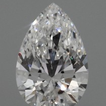 Lab Created 0.57 Carat E-VVS2 Pear Shaped Diamond Certified By igi