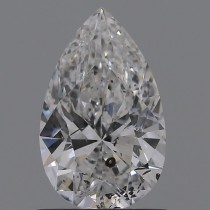 0.95 Carat E-I1 Pear Shaped Natural Diamond 0.95 Carat E-I1 Pear Shaped Natural Diamond
