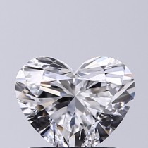 Lab Created 1.01 Carat E-VS1 Heart Shaped Diamond