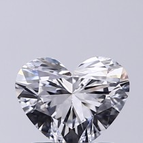 Lab Created 1.01 Carat E-VVS2 Heart Shaped Diamond