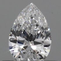 Lab Created 0.31 Carat D-VS1 Pear Shaped Diamond Lab Created 0.31 Carat D-VS1 Pear Shaped Diamond