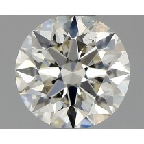 0.75 Carat K-SI2 Round Natural Diamond