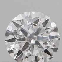 0.24 Carat D-I1 Round Natural Diamond