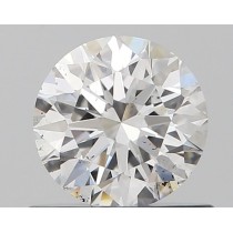 0.63 Carat D-SI1 Round Natural Diamond