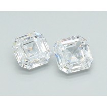 Lab Created 0.69 Carat E-VS1 Asscher Cut Diamond Lab Created 0.69 Carat E-VS1 Asscher Cut Diamond