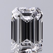Lab Created 1.12 Carat D-VS2 Emerald Cut Diamond