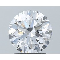 1.63 Carat D-SI1 Round Natural Diamond
