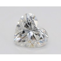 Lab Created 1.08 Carat E-VVS2 Heart Shaped Diamond