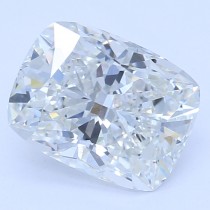 Lab Created 0.88 Carat G-VS2 Cushion Cut Diamond