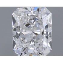 0.42 Carat D-VVS1 Radiant Cut Natural Diamond