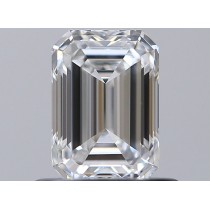 0.65 Carat E-VS1 Emerald Cut Natural Diamond
