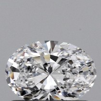 Lab Created 0.49 Carat D-VS1 Oval Diamond