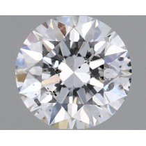 0.45 Carat D-I1 Round Natural Diamond