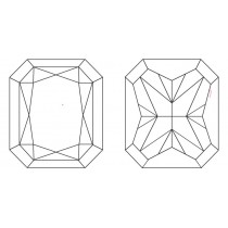 0.94 Carat I-VS1 Radiant Cut Natural Diamond