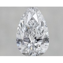 Lab Created 0.37 Carat F-VS1 Pear Shaped Diamond