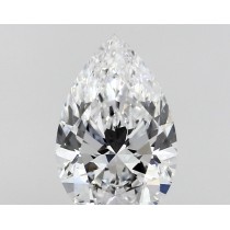Lab Created 0.41 Carat D-VS1 Pear Shaped Diamond