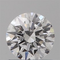 0.62 Carat D-I1 Round Natural Diamond