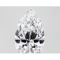 Lab Created 0.31 Carat D-VS1 Pear Shaped Diamond Lab Created 0.31 Carat D-VS1 Pear Shaped Diamond