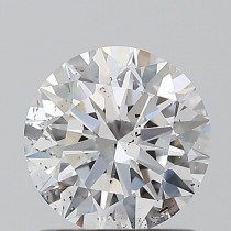1.00 Carat D-I1 Round Natural Diamond