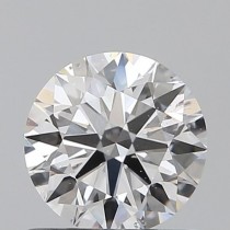 0.66 Carat D-SI2 Round Natural Diamond