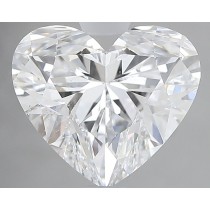 2.51 Carat D-SI1 Heart Shaped Natural Diamond