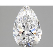 Lab Created 2.25 Carat D-VS1 Pear Shaped Diamond Lab Created 2.25 Carat D-VS1 Pear Shaped Diamond