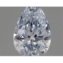 Lab Created 0.37 Carat J-VVS1 Pear Shaped Diamond