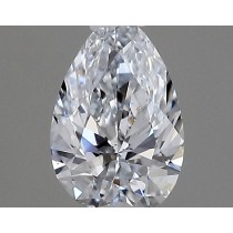 Lab Created 0.30 Carat G-SI1 Pear Shaped Diamond
