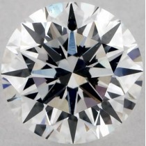 0.63 Carat D-SI1 Round Natural Diamond