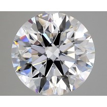 Lab Created 4.32 Carat D-VVS2 Round Diamond