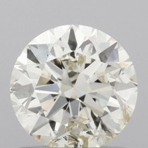 0.90 Carat J-I1 Round Natural Diamond