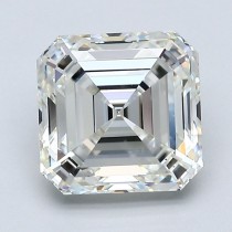 3.08 Carat J-VS2 Asscher Cut Natural Diamond Certified By GIA 3.08 Carat J-VS2 Asscher Cut Natural Diamond Certified By GIA