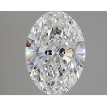 Lab Created 3.20 Carat E-VS1 Oval Diamond