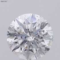 5.05 Carat E-I1 Round Natural Diamond 5.05 Carat E-I1 Round Natural Diamond