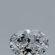 Lab Created 0.63 Carat D-SI1 Oval Diamond