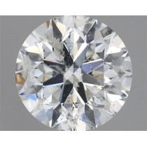 1.63 Carat H-I1 Round Natural Diamond