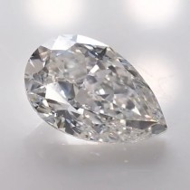 4.03 Carat F-SI1 Pear Shaped Natural Diamond