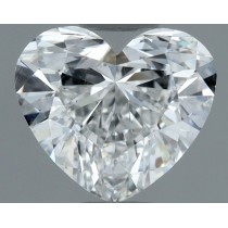 1.11 Carat F-SI1 Heart Shaped Natural Diamond