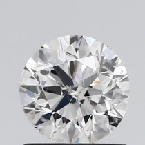 0.90 Carat D-I1 Round Natural Diamond