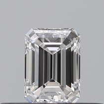 0.26 Carat D-VS1 Emerald Cut Natural Diamond