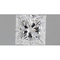 0.49 Carat D-VS2 Princess Cut Natural Diamond