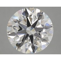 4.12 Carat H-VS1 Round Natural Diamond