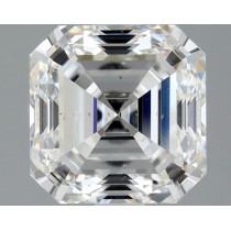 2.08 Carat E-SI1 Asscher Cut Natural Diamond Certified By GIA 2.08 Carat E-SI1 Asscher Cut Natural Diamond Certified By GIA
