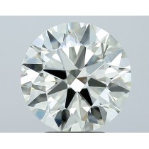 3.81 Carat J-VS1 Round Natural Diamond 3.81 Carat J-VS1 Round Natural Diamond