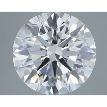 3.06 Carat H-SI2 Round Natural Diamond Certified By GIA 3.06 Carat H-SI2 Round Natural Diamond Certified By GIA