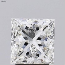 3.01 Carat H-SI2 Princess Cut Natural Diamond