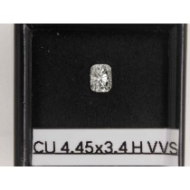 0.33 Carat H-VVS2 Cushion Cut Natural Diamond 0.33 Carat H-VVS2 Cushion Cut Natural Diamond