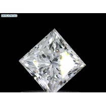0.75 Carat F-VS1 Princess Cut Natural Diamond