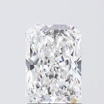 Lab Created 1.61 Carat E-VS1 Radiant Cut Diamond Lab Created 1.61 Carat E-VS1 Radiant Cut Diamond