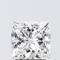 Lab Created 2.12 Carat F-VVS2 Princess Cut Diamond Lab Created 2.12 Carat F-VVS2 Princess Cut Diamond